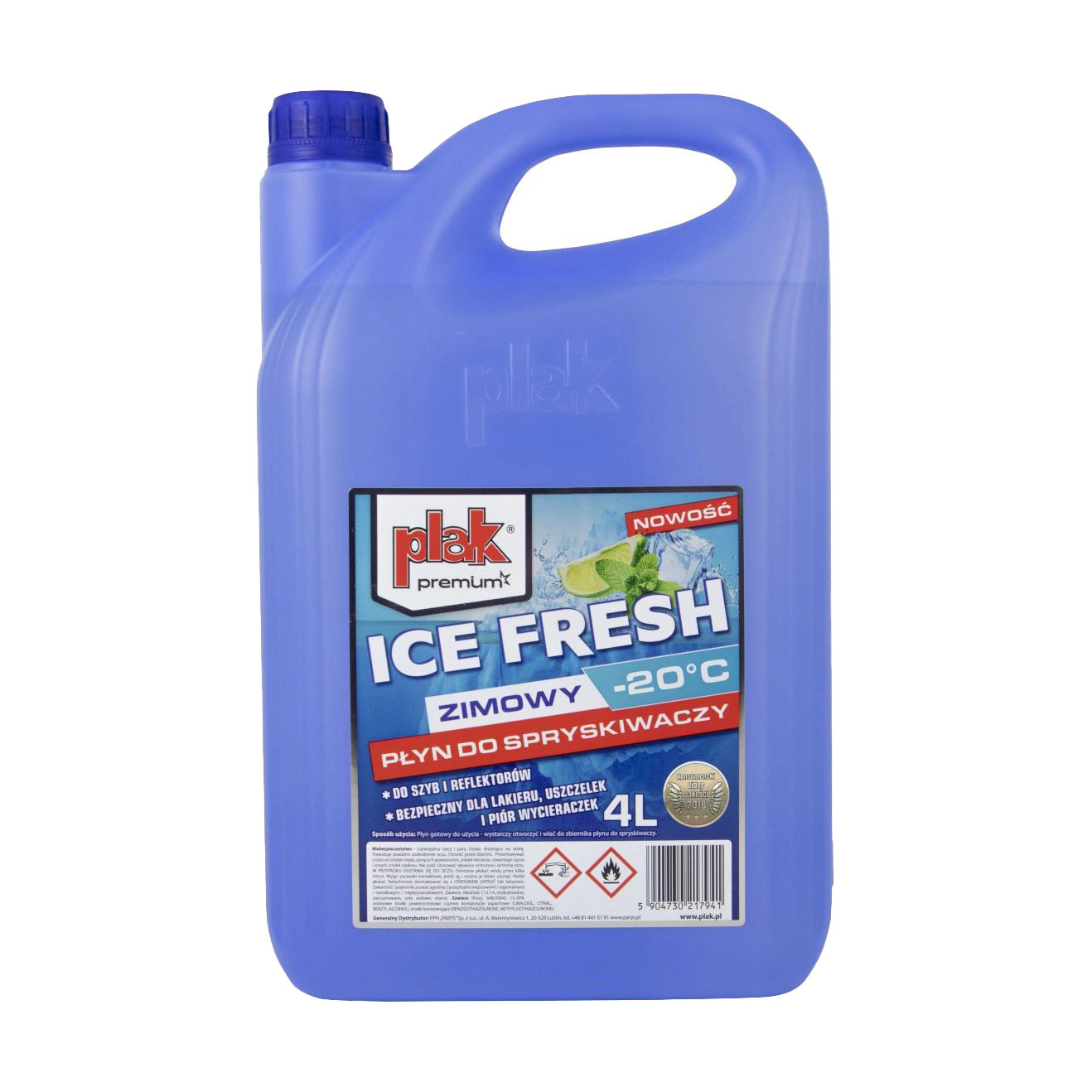 Уцінка! Зимовий омивач скла Plak Ice Fresh, 4 л